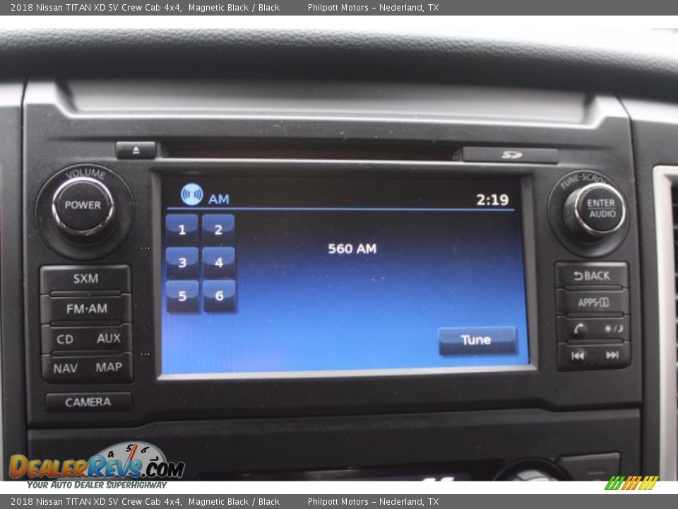2018 Nissan TITAN XD SV Crew Cab 4x4 Magnetic Black / Black Photo #15