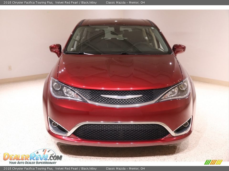 2018 Chrysler Pacifica Touring Plus Velvet Red Pearl / Black/Alloy Photo #2