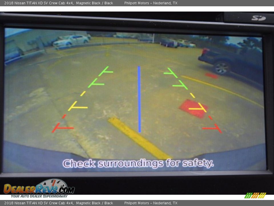 2018 Nissan TITAN XD SV Crew Cab 4x4 Magnetic Black / Black Photo #18