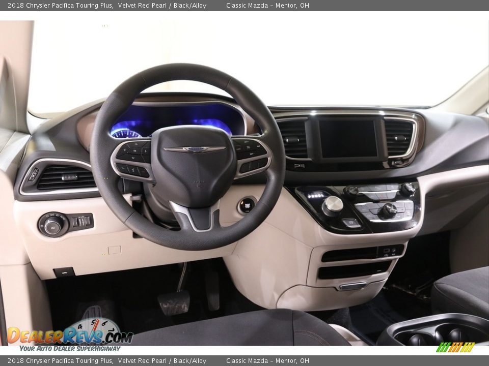 2018 Chrysler Pacifica Touring Plus Velvet Red Pearl / Black/Alloy Photo #6