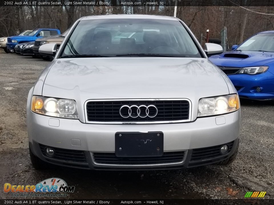 2002 Audi A4 1.8T quattro Sedan Light Silver Metallic / Ebony Photo #8