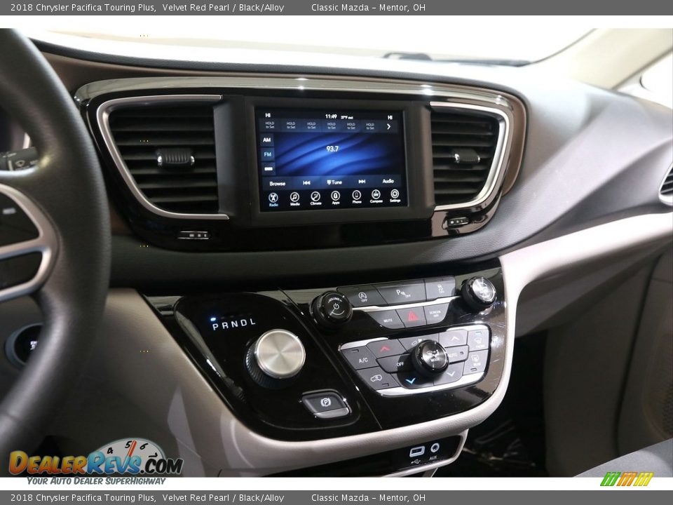 2018 Chrysler Pacifica Touring Plus Velvet Red Pearl / Black/Alloy Photo #9