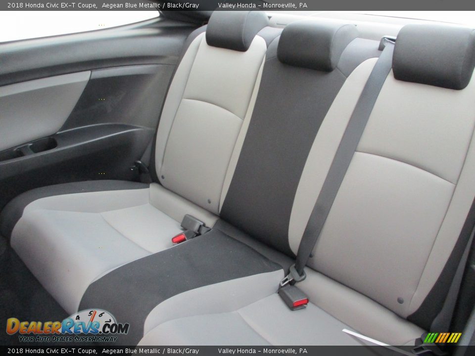 Rear Seat of 2018 Honda Civic EX-T Coupe Photo #12