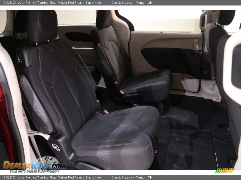 2018 Chrysler Pacifica Touring Plus Velvet Red Pearl / Black/Alloy Photo #22