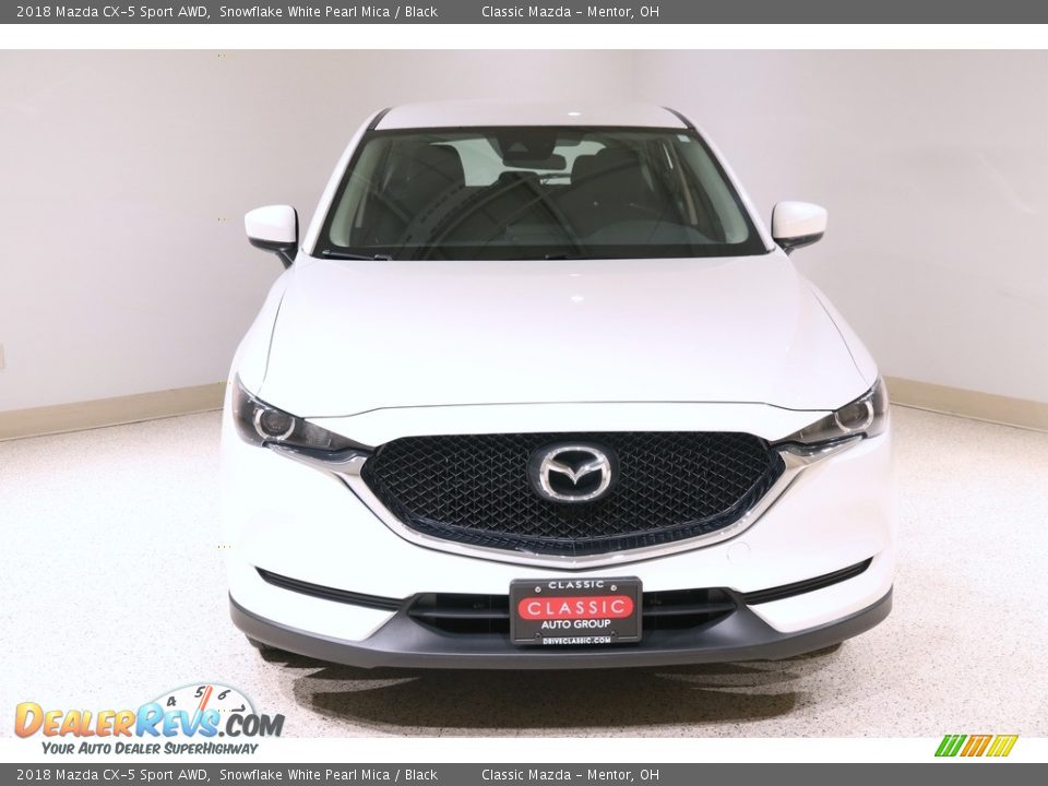2018 Mazda CX-5 Sport AWD Snowflake White Pearl Mica / Black Photo #2