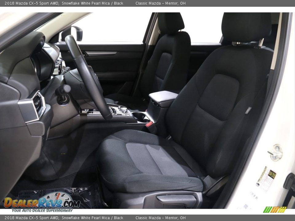 2018 Mazda CX-5 Sport AWD Snowflake White Pearl Mica / Black Photo #5