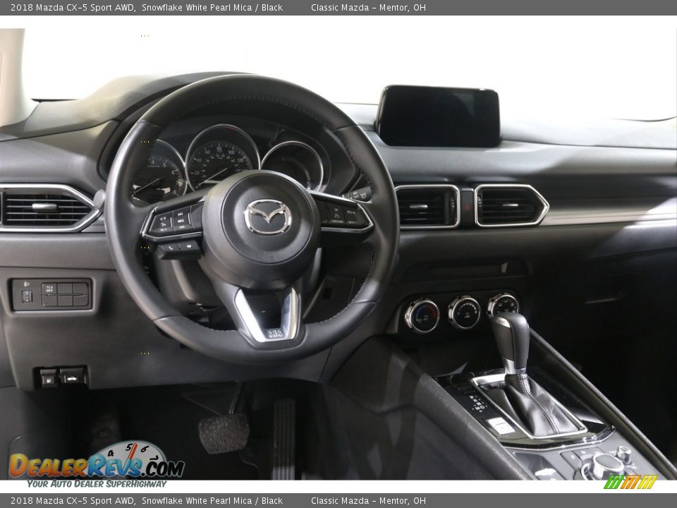 2018 Mazda CX-5 Sport AWD Snowflake White Pearl Mica / Black Photo #6