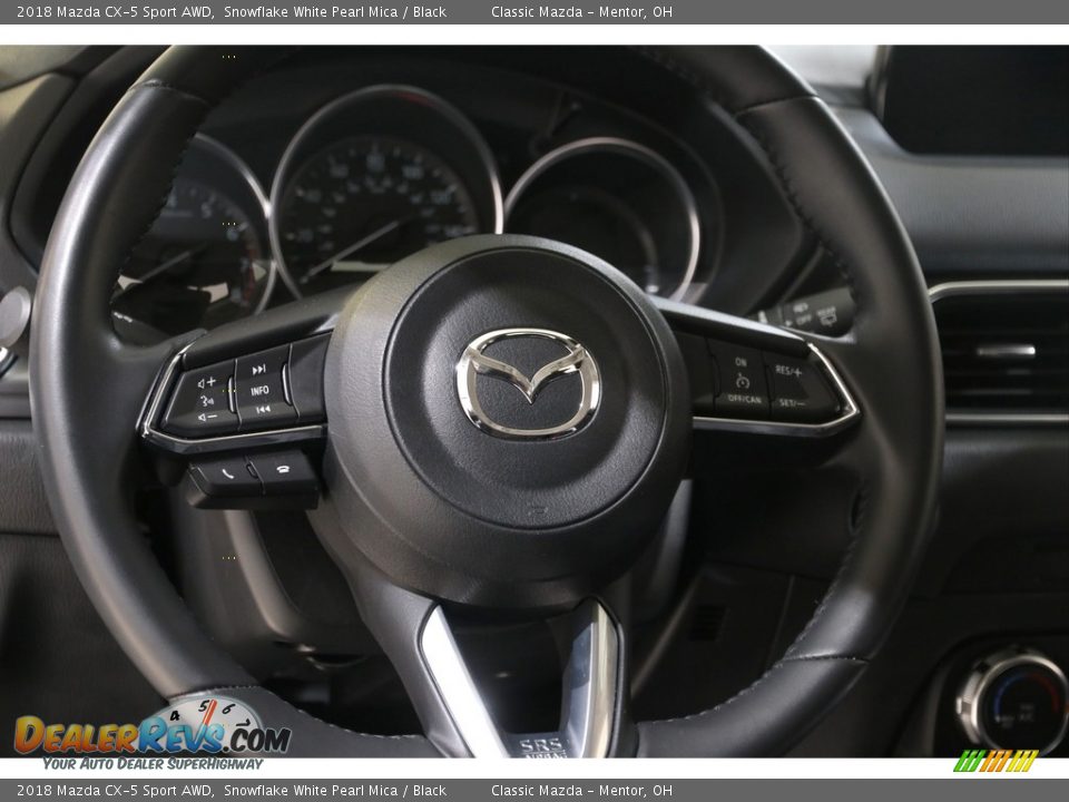 2018 Mazda CX-5 Sport AWD Snowflake White Pearl Mica / Black Photo #7