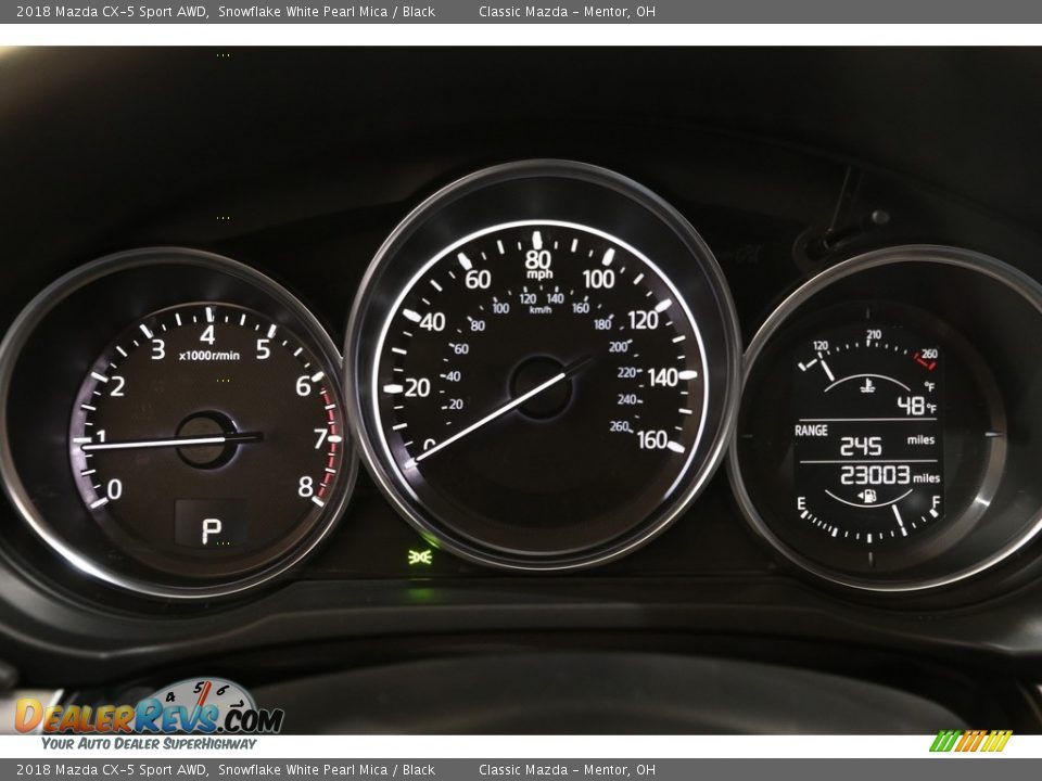 2018 Mazda CX-5 Sport AWD Snowflake White Pearl Mica / Black Photo #8
