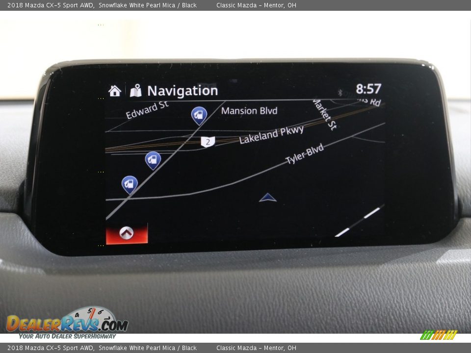 2018 Mazda CX-5 Sport AWD Snowflake White Pearl Mica / Black Photo #10