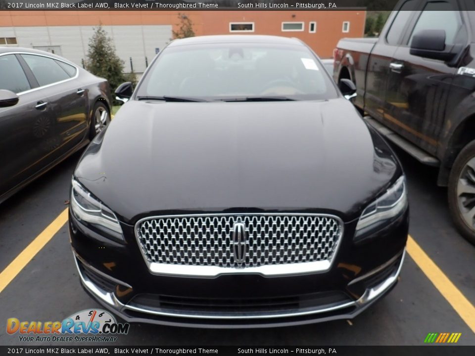 2017 Lincoln MKZ Black Label AWD Black Velvet / Thoroughbred Theme Photo #5