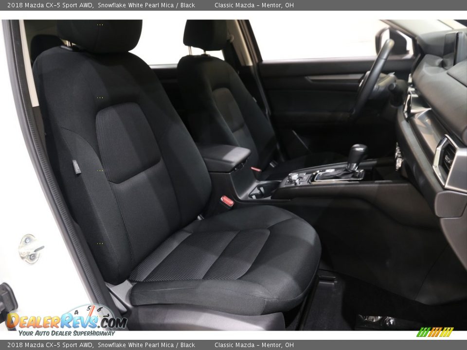 2018 Mazda CX-5 Sport AWD Snowflake White Pearl Mica / Black Photo #14