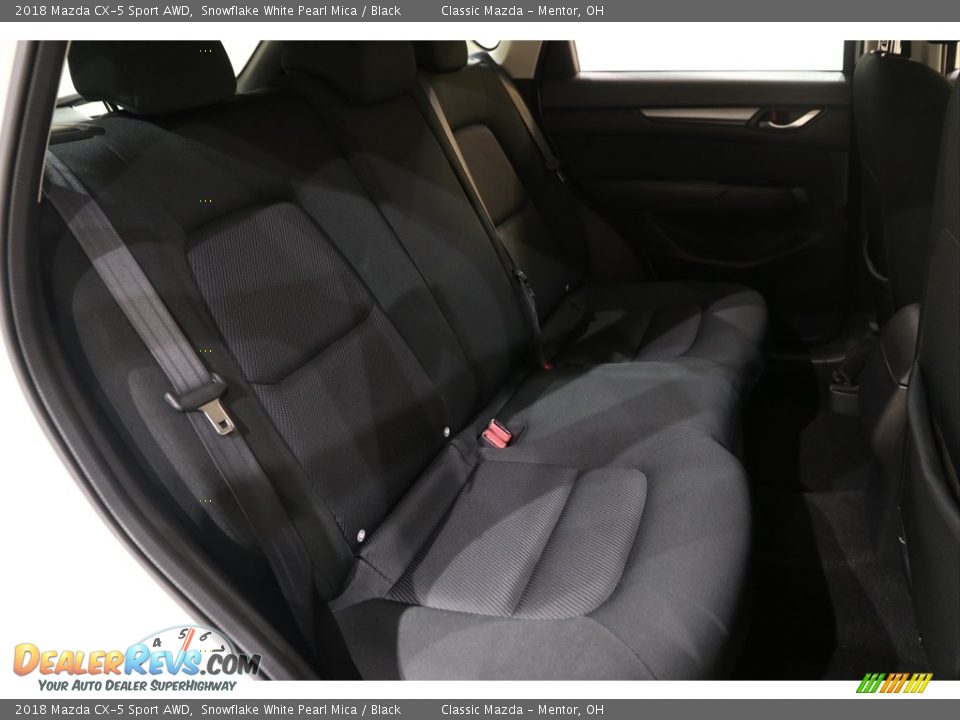 2018 Mazda CX-5 Sport AWD Snowflake White Pearl Mica / Black Photo #15