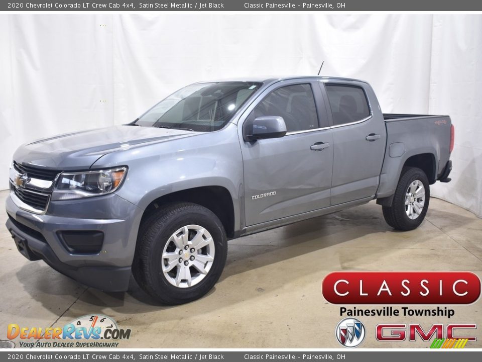 2020 Chevrolet Colorado LT Crew Cab 4x4 Satin Steel Metallic / Jet Black Photo #1