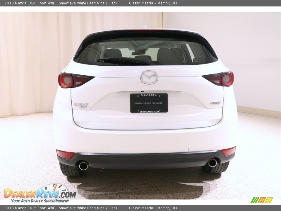 2018 Mazda CX-5 Sport AWD Snowflake White Pearl Mica / Black Photo #17