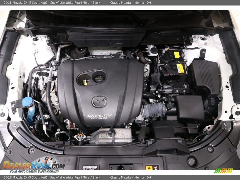 2018 Mazda CX-5 Sport AWD Snowflake White Pearl Mica / Black Photo #18