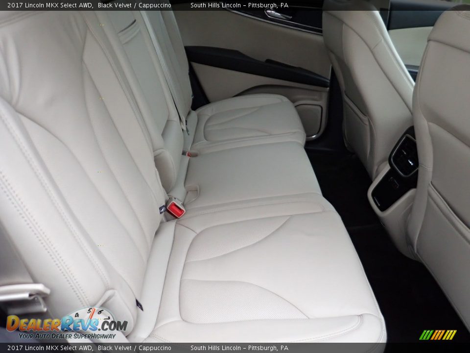 Rear Seat of 2017 Lincoln MKX Select AWD Photo #14