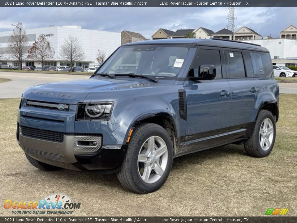 Front 3/4 View of 2021 Land Rover Defender 110 X-Dynamic HSE Photo #2