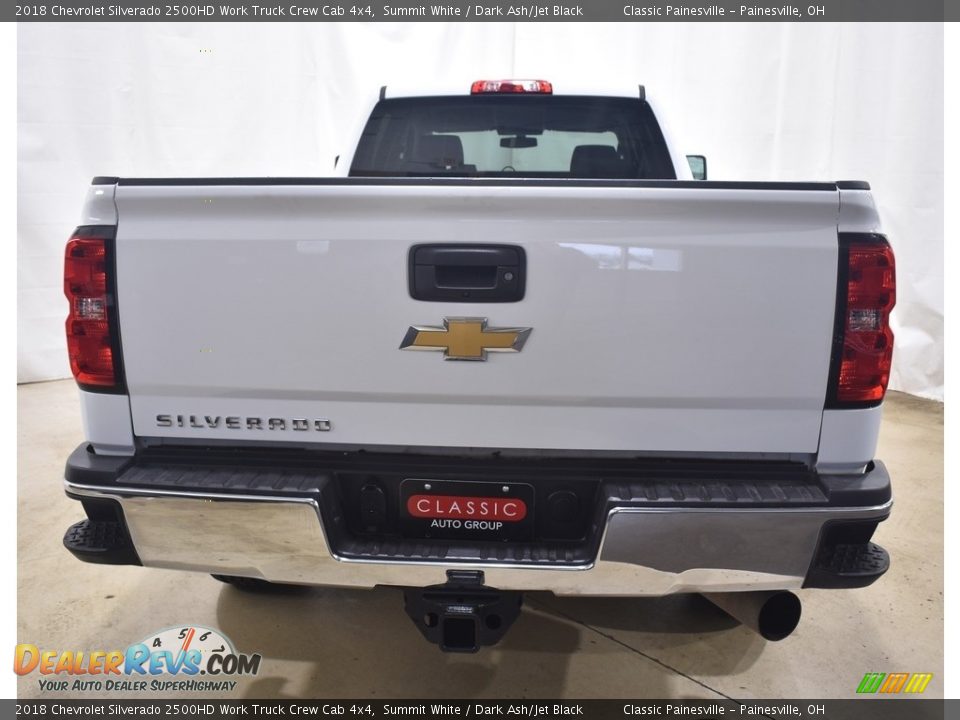 2018 Chevrolet Silverado 2500HD Work Truck Crew Cab 4x4 Summit White / Dark Ash/Jet Black Photo #3