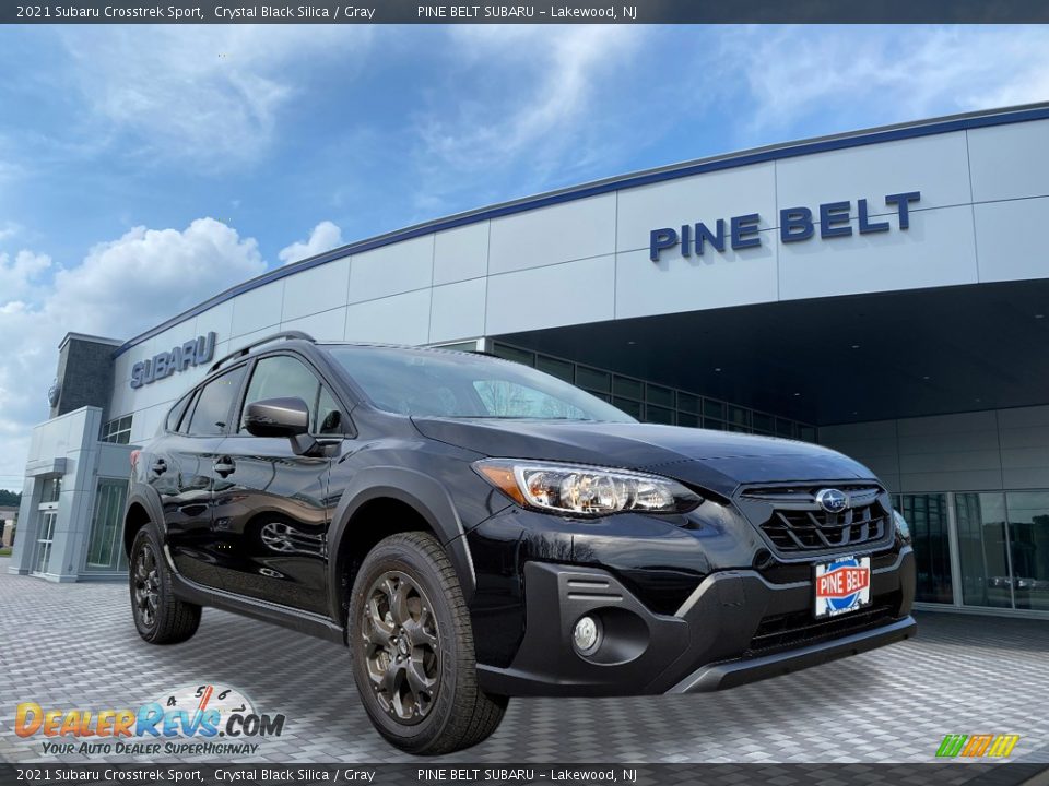 2021 Subaru Crosstrek Sport Crystal Black Silica / Gray Photo #1