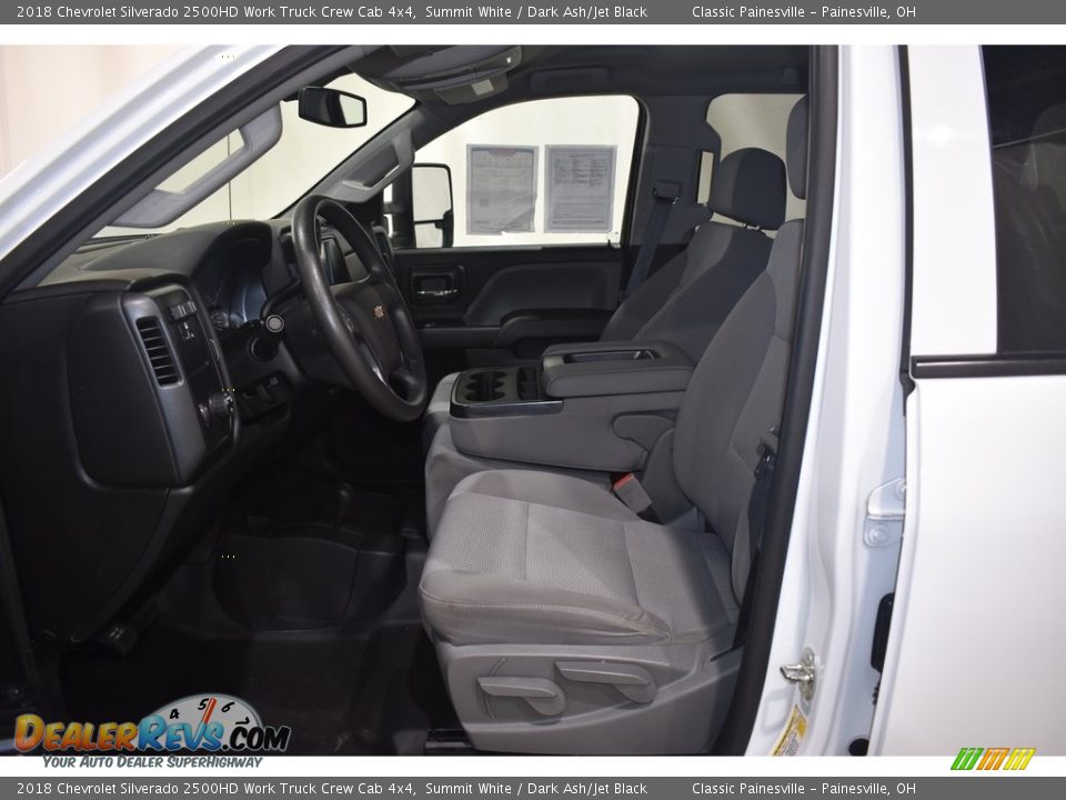 Front Seat of 2018 Chevrolet Silverado 2500HD Work Truck Crew Cab 4x4 Photo #9