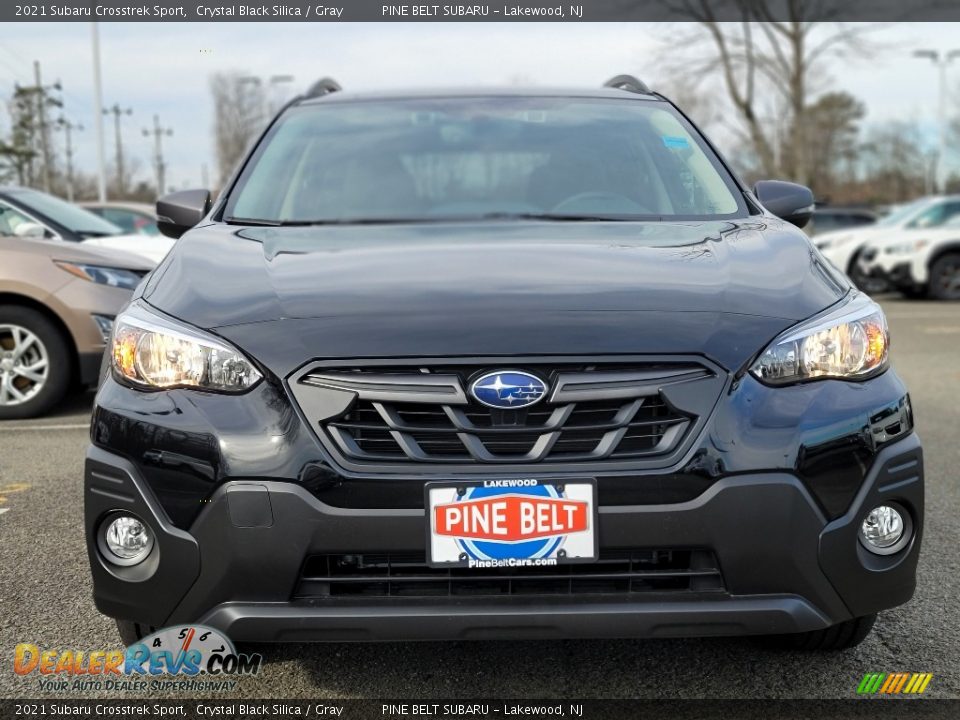 2021 Subaru Crosstrek Sport Crystal Black Silica / Gray Photo #3