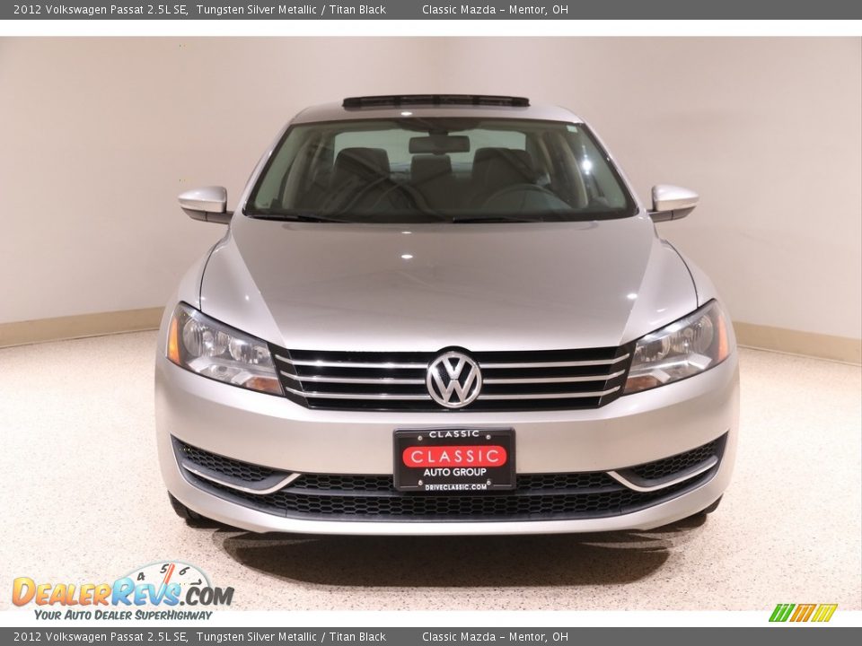 2012 Volkswagen Passat 2.5L SE Tungsten Silver Metallic / Titan Black Photo #2