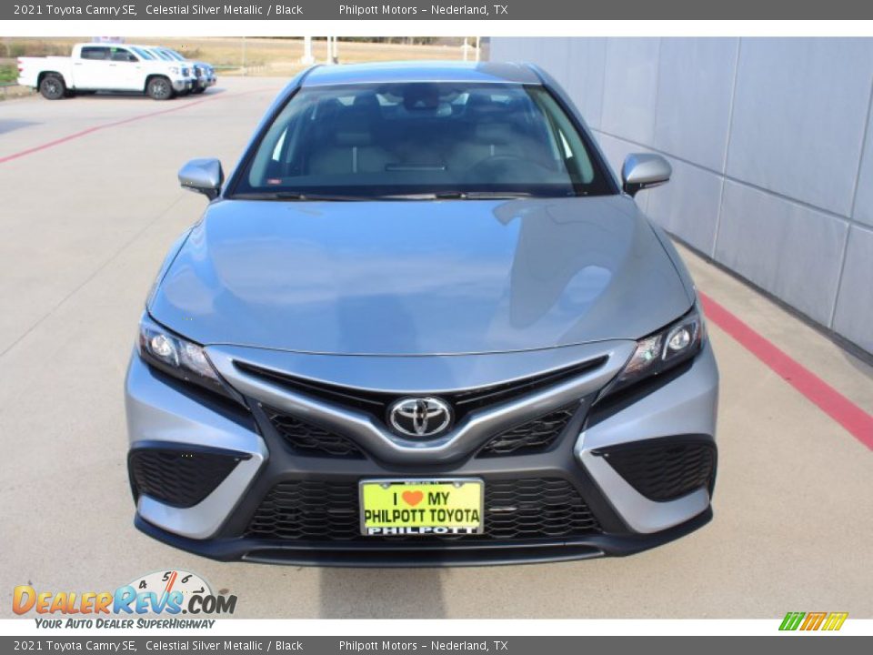 2021 Toyota Camry SE Celestial Silver Metallic / Black Photo #3