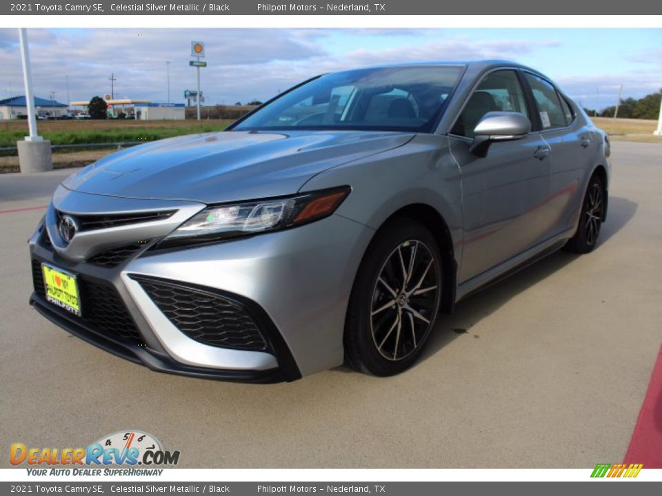 2021 Toyota Camry SE Celestial Silver Metallic / Black Photo #4