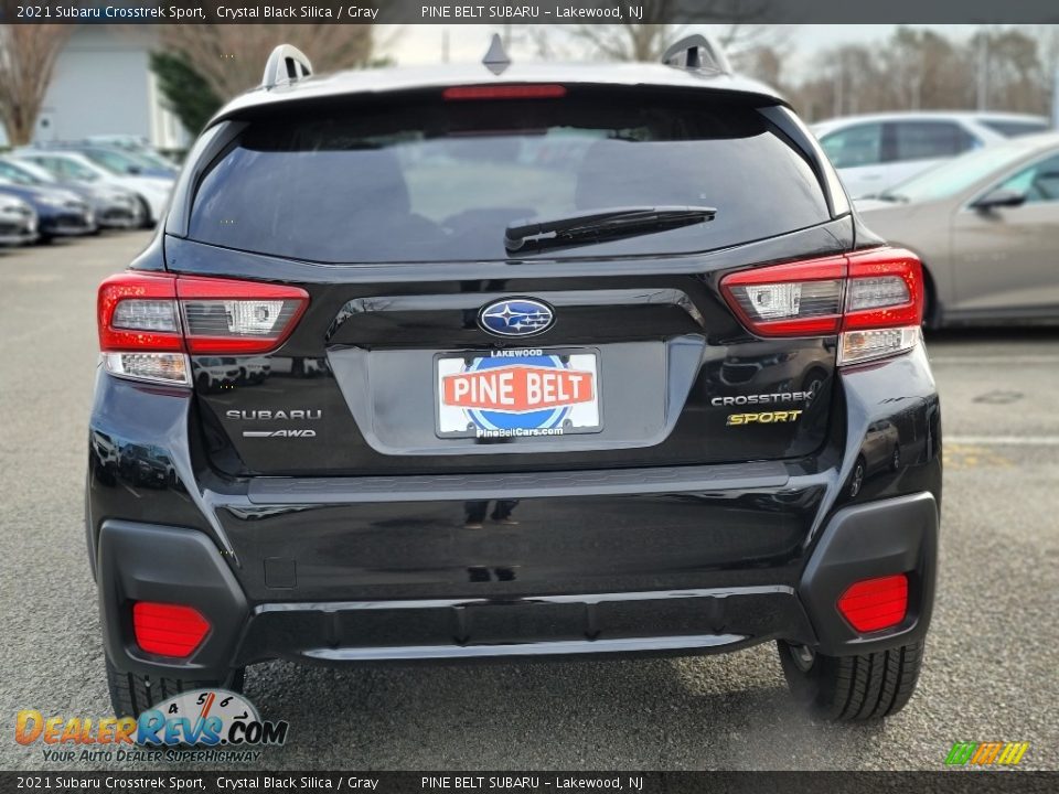 2021 Subaru Crosstrek Sport Crystal Black Silica / Gray Photo #7