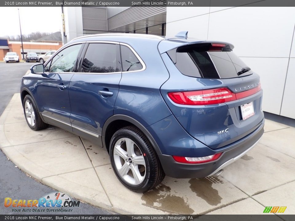 2018 Lincoln MKC Premier Blue Diamond Metallic / Cappuccino Photo #3