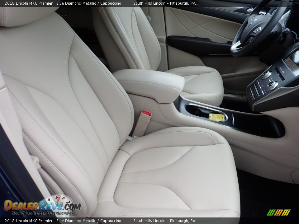 2018 Lincoln MKC Premier Blue Diamond Metallic / Cappuccino Photo #11