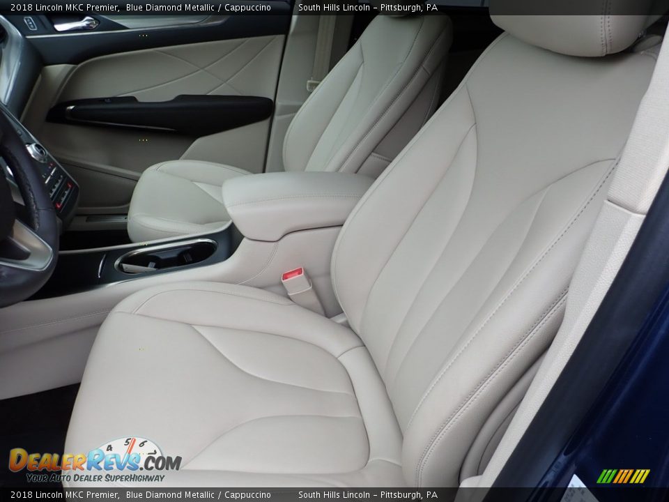 2018 Lincoln MKC Premier Blue Diamond Metallic / Cappuccino Photo #16