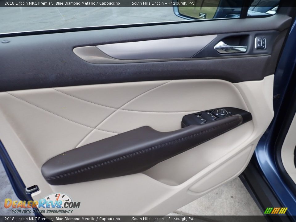 2018 Lincoln MKC Premier Blue Diamond Metallic / Cappuccino Photo #19