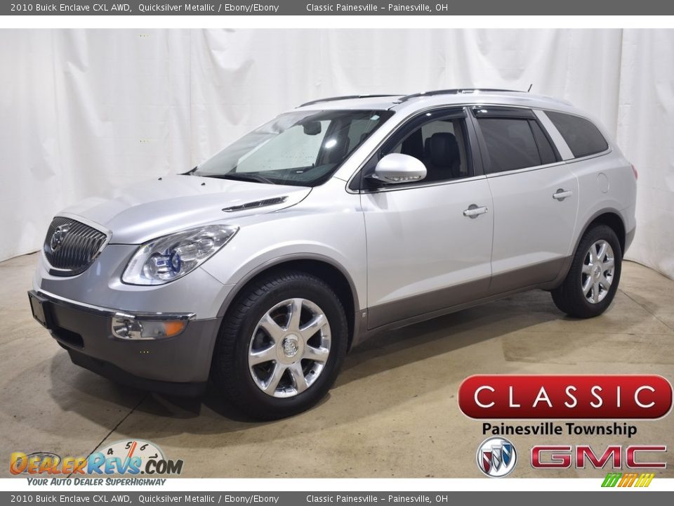 2010 Buick Enclave CXL AWD Quicksilver Metallic / Ebony/Ebony Photo #1