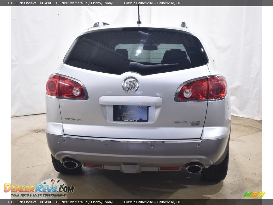 2010 Buick Enclave CXL AWD Quicksilver Metallic / Ebony/Ebony Photo #3