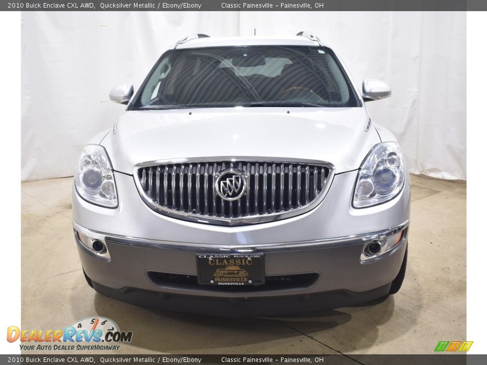 2010 Buick Enclave CXL AWD Quicksilver Metallic / Ebony/Ebony Photo #4