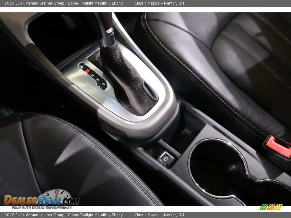 2016 Buick Verano Leather Group Ebony Twilight Metallic / Ebony Photo #13