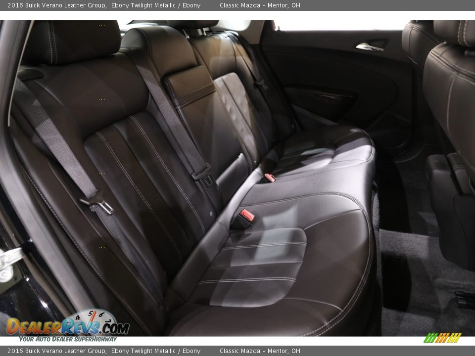 2016 Buick Verano Leather Group Ebony Twilight Metallic / Ebony Photo #15