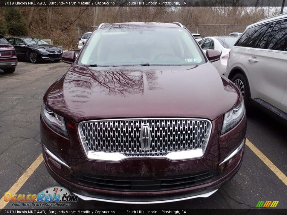 2019 Lincoln MKC AWD Burgundy Velvet Metallic / Cappuccino Photo #3