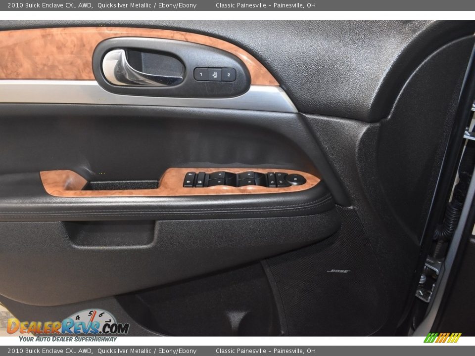 2010 Buick Enclave CXL AWD Quicksilver Metallic / Ebony/Ebony Photo #11