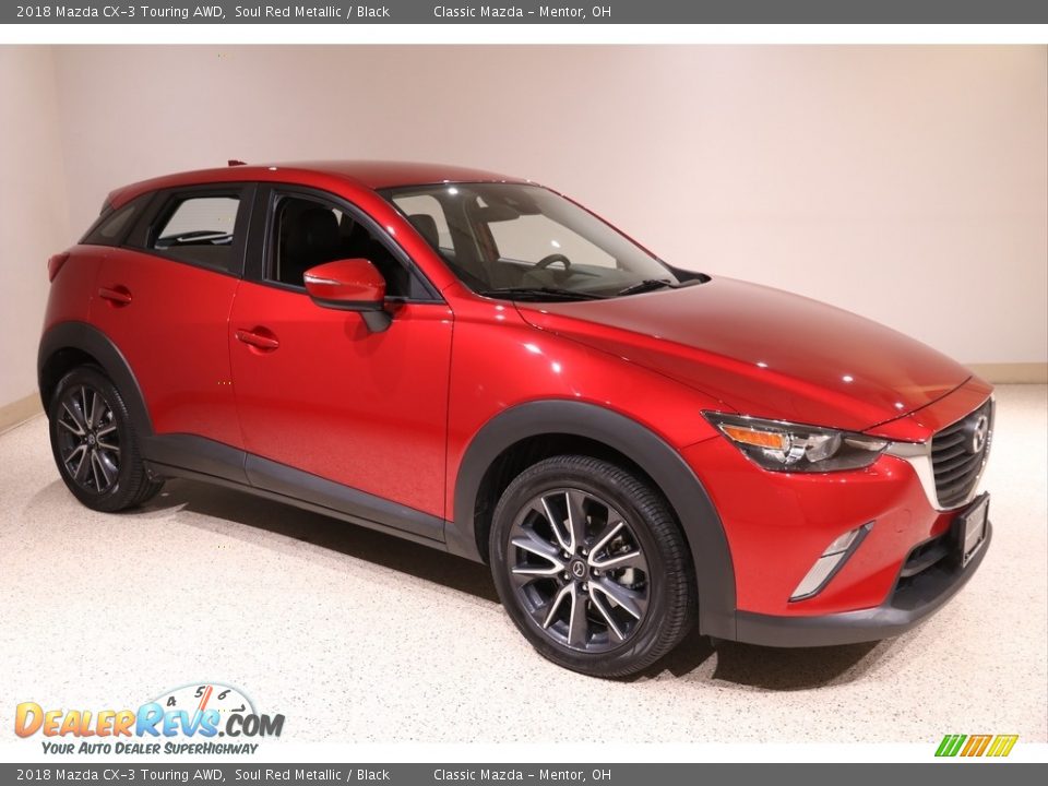 2018 Mazda CX-3 Touring AWD Soul Red Metallic / Black Photo #1