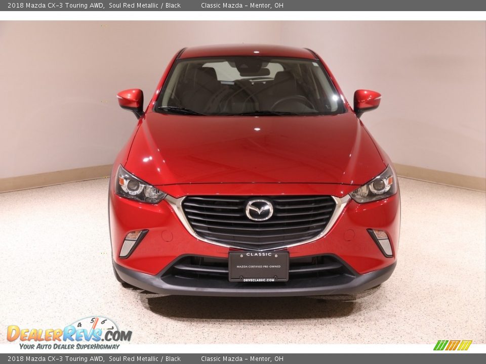 2018 Mazda CX-3 Touring AWD Soul Red Metallic / Black Photo #2