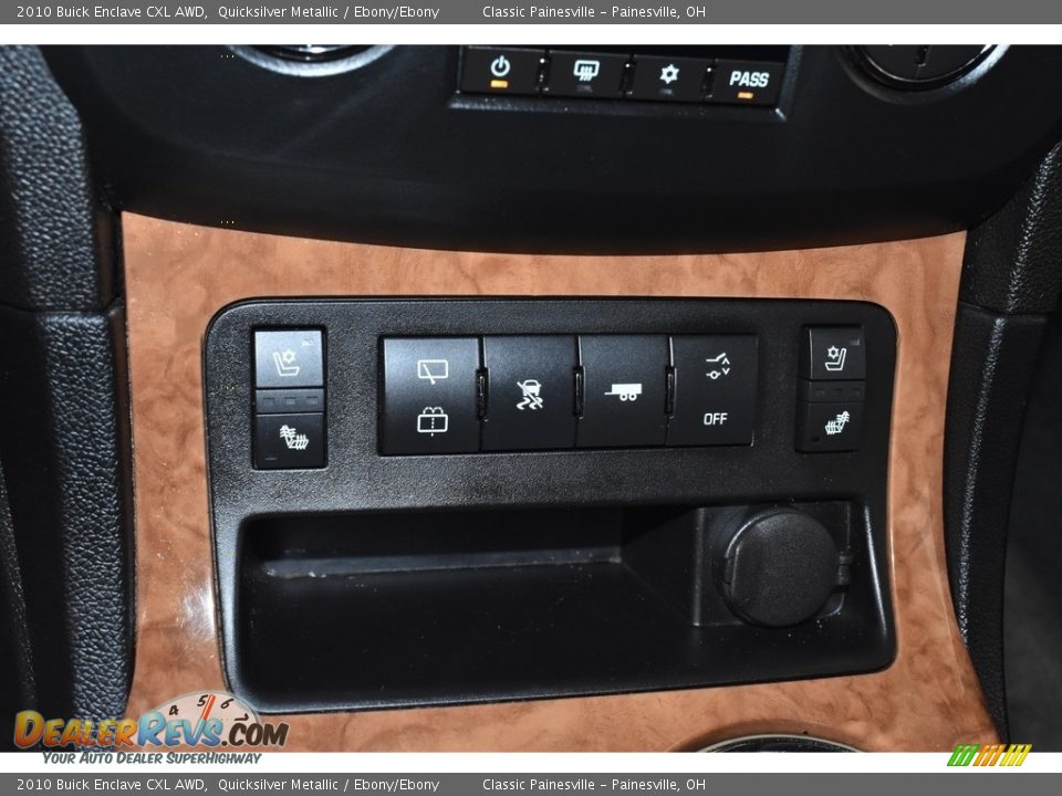 2010 Buick Enclave CXL AWD Quicksilver Metallic / Ebony/Ebony Photo #16