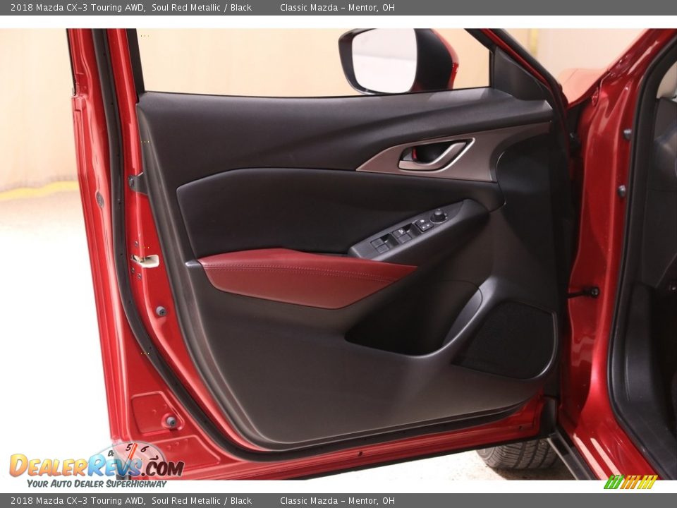 2018 Mazda CX-3 Touring AWD Soul Red Metallic / Black Photo #4
