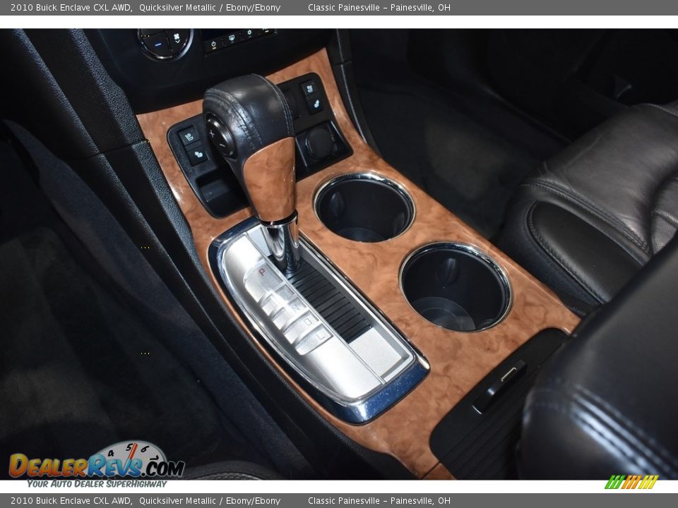2010 Buick Enclave CXL AWD Quicksilver Metallic / Ebony/Ebony Photo #17