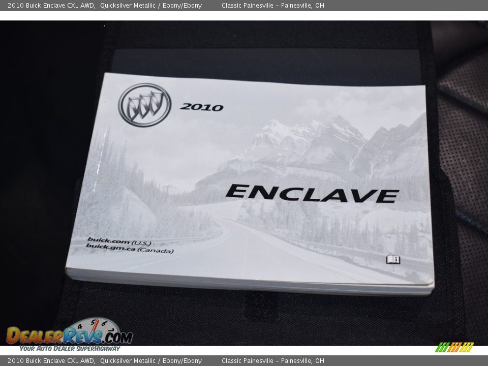 2010 Buick Enclave CXL AWD Quicksilver Metallic / Ebony/Ebony Photo #19