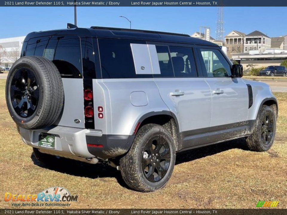 2021 Land Rover Defender 110 S Hakuba Silver Metallic / Ebony Photo #3