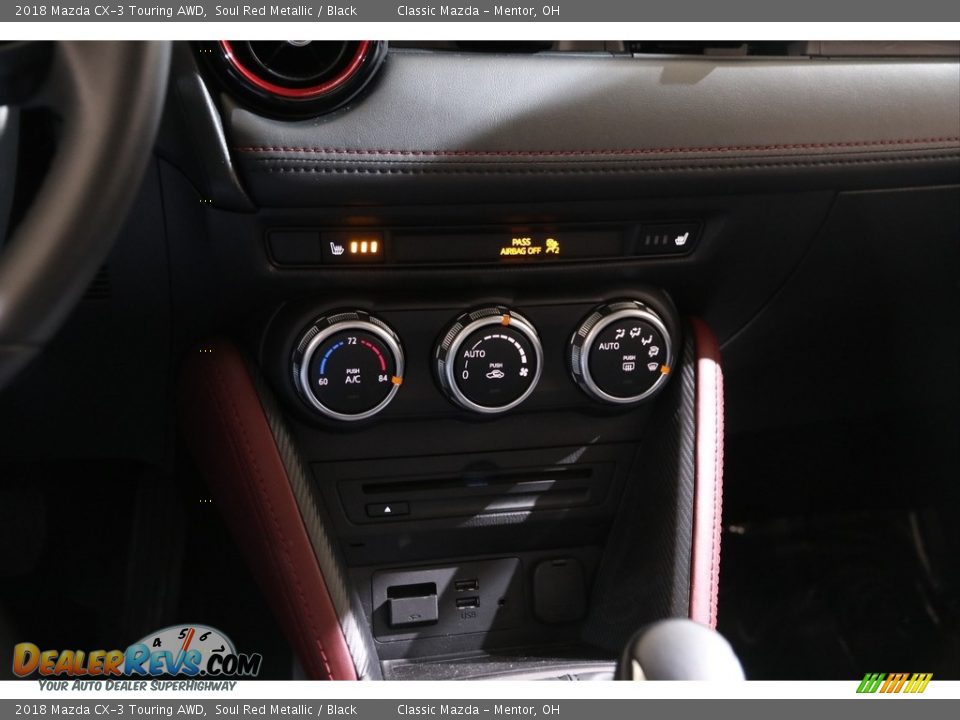 2018 Mazda CX-3 Touring AWD Soul Red Metallic / Black Photo #12