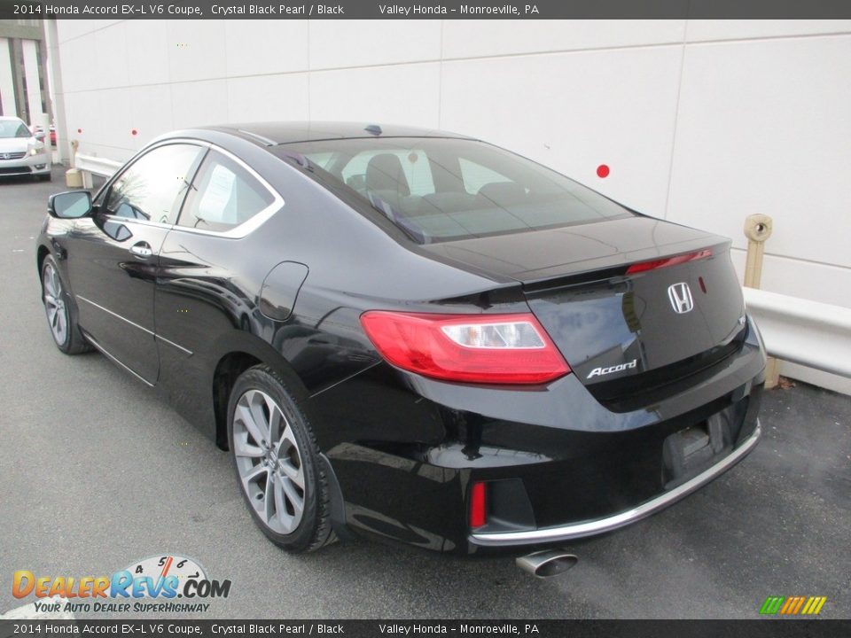 2014 Honda Accord EX-L V6 Coupe Crystal Black Pearl / Black Photo #3